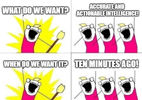 actionable intelligence meme