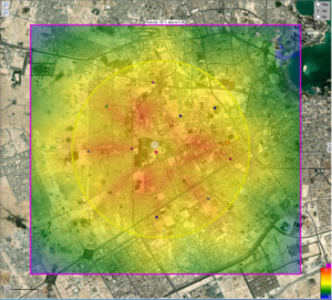 Geolocation coverage 4GHz