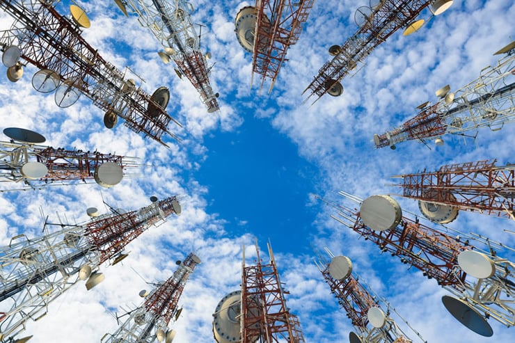Many antennas together